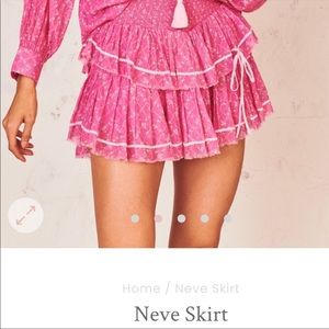 ISOOOO LOVESHACKFANCY NEVE SKIRT